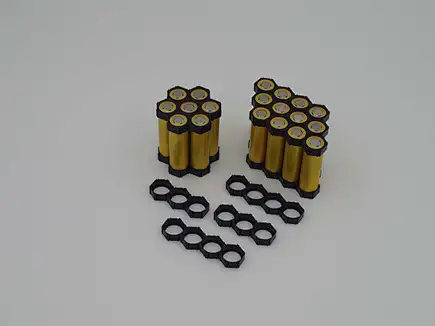 Li-ion Battery Holder, 18650 battery holder, 21700 lithium cell bracket, honeycomb battery holder, custom battery pack bracket